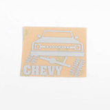 RC4WD CHROME CHEVY DECALS