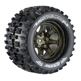 LOUISE RC MT-PIONEER 1/10 SOFT HEX 14MM BLACK CHROME ARRMA