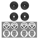 TEAM ASSOCIATED RC10F6 CLASSIC WHEEL SET BLACK