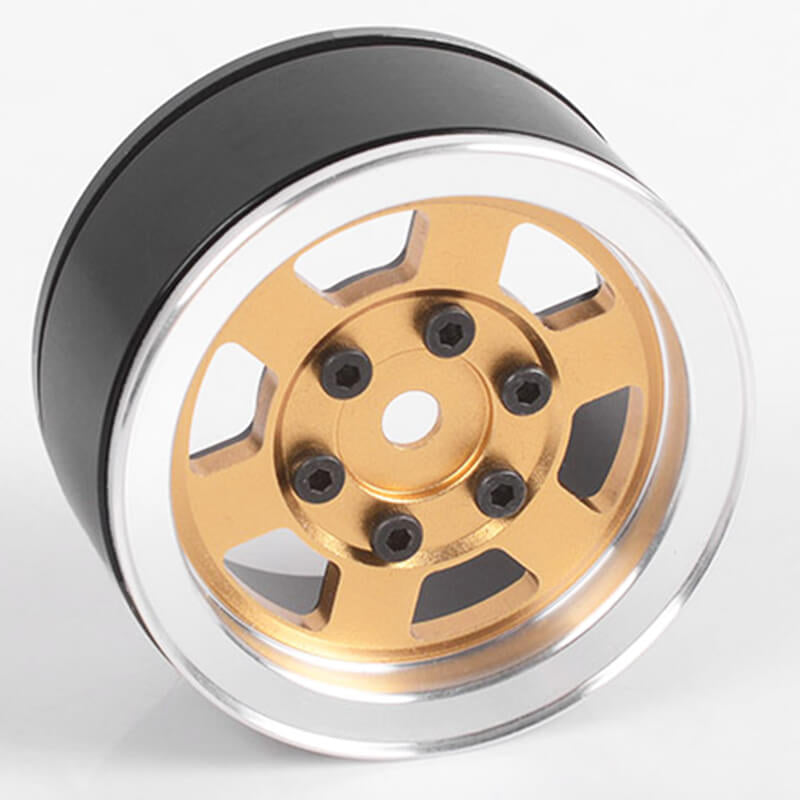 RC4WD SIX-SPOKE 1.55 Inch SINGLE INTERNAL BEADLOCK WHEEL (GOLD)