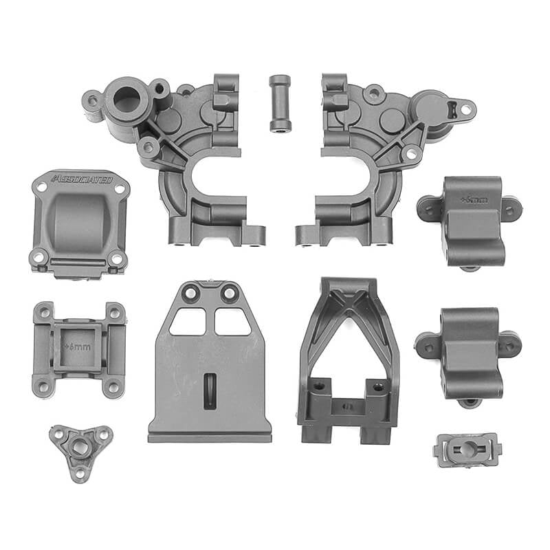 TEAM ASSOCIATED DC10 GEARBOXGREY