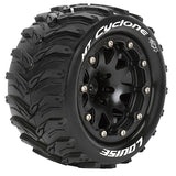 LOUISE RC MT-CYCLONE 1/10 SOFT HEX 14MM BLACK ARRMA GRANITE BLACK