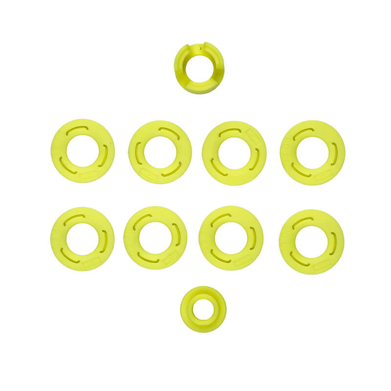 TEAM ASSOCIATED RC28R FT SIDE WALL FLANGE SET YELLOW