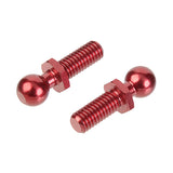 CORALLY ALUM. THREADED BALL 4.25MM 2 PCS