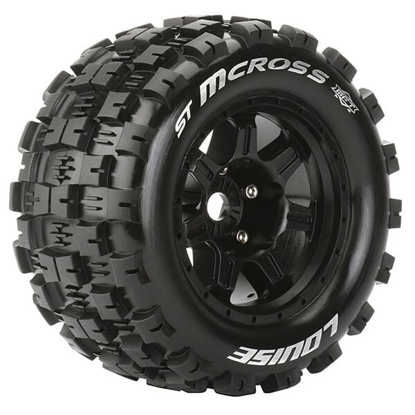 LOUISE RC ST-MCROSS 1/8 SPORT 1/2 Inch OFFSET HEX 17MM BLACK