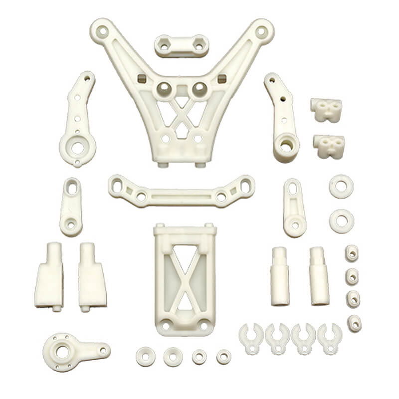 TEAM ASSOCIATED DC10 STEERING BELLCRANK/TOP PLATE NATURAL