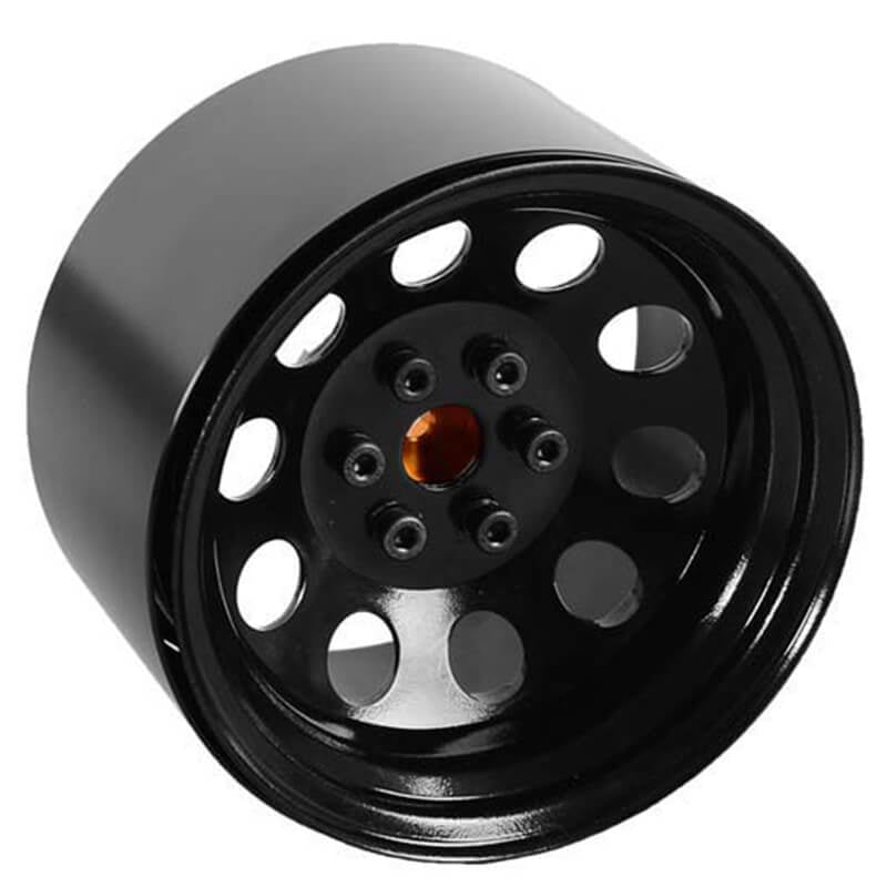 RC4WD PRO10 40 SERIES 3.8 Inch STEEL STAMPED BEADLOCK WHEEL (BLACK)