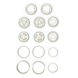 ASSOCIATED RC10 MODEL 24 WHEEL SET WHITE