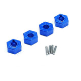 FASTRAX ASSOC RIVAL MT10 ALUM WHEEL HEX SET (4)