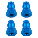 TEAM ASSOCIATED SHOCK BUSHINGS 10 MM BLUE ALUMINUM