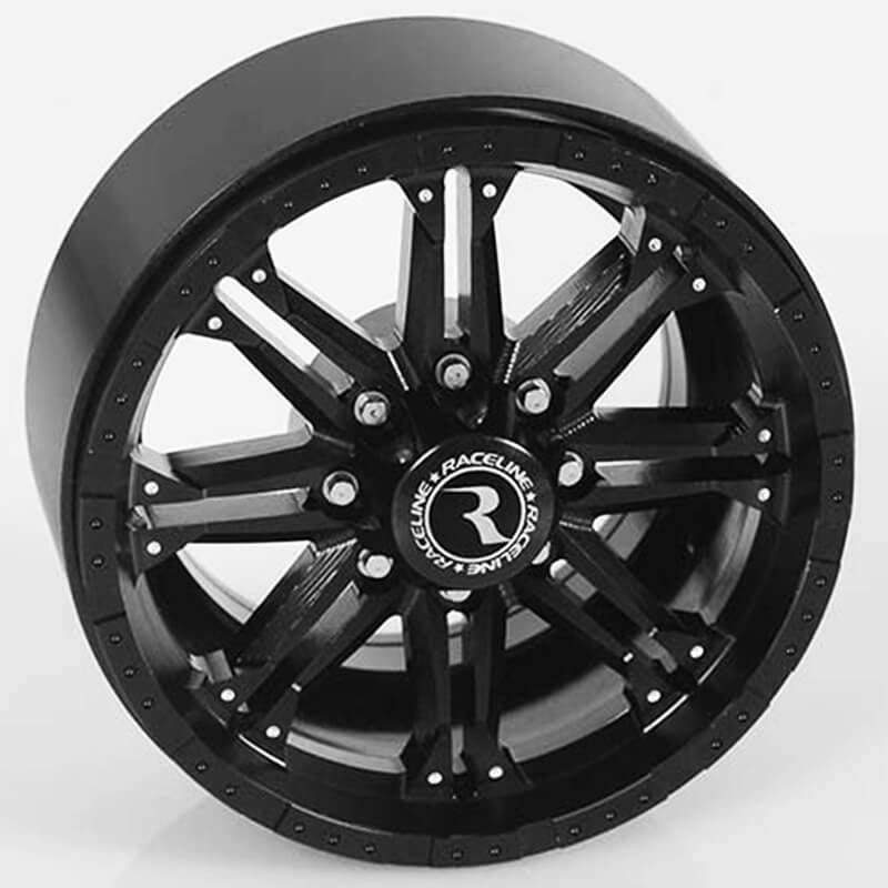 RC4WD RACELINE OCTANE 2.2 Inch BEADLOCK WHEELS (BLACK)