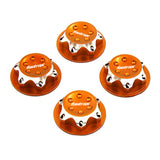 FASTRAX ANTIDUST 17MM SERRATED ALUMINIUM WHEEL NUTS (4) - ORA