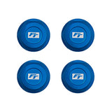 ASSOCIATED RC8 FT ALUMINIUM CAPPED WHEEL NUTS 17MM (4)