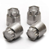 HOBAO DC-1 CNC ALUMINIUM FLANGED WHEEL NUTS 4MM (4)