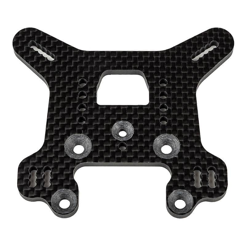 TEAM ASSOCIATED RC8B4.1/e FT REAR SHOCK TOWER 66.5 CARBON