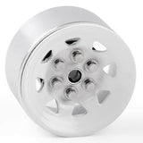 RC4WD STAMPED STEEL 0.7 STOCK BEADLOCK WHEELS (WHITE)