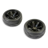 FTX BANZAI TREADED TYRE ON 6-SPOKE WHEEL (PR) - BLACK