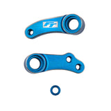 TEAM ASSOCIATED RC10B84 FT ALUMINIUM STEERING BELLCRANKS BLUE