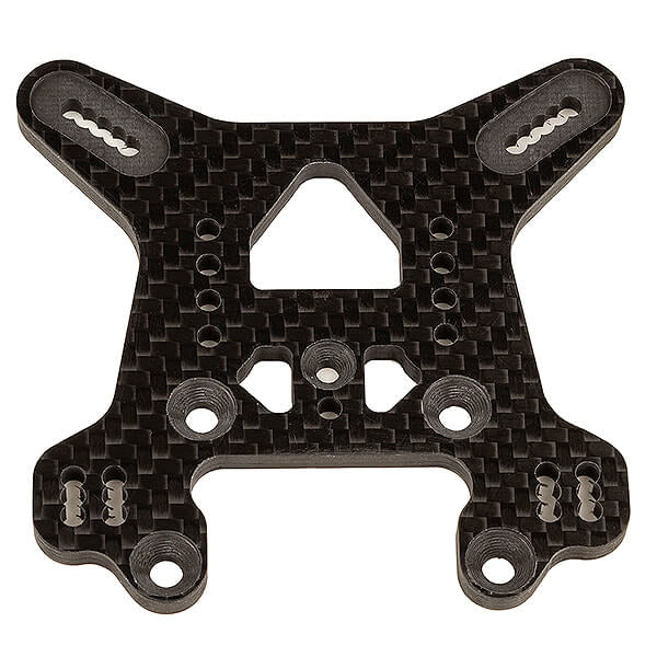 TEAM ASSOCIATED RC8B4 FT REAR SHOCK TOWER CARBON FIBRE