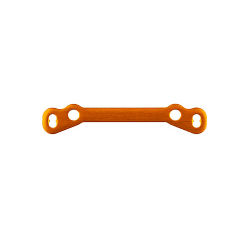 TEAM ASSOCIATED REFLEX 14B CLASSIC ALUMINIUM STEERING PLATE GOLD