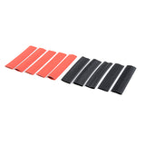 CORALLY SHRINK TUBING 9.5MM RED + BLACK 10 PCS