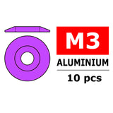 TEAM CORALLY ALUMINIUM WASHER FOR M3 BUTTON HEAD SCREWS O C-3212-30-2