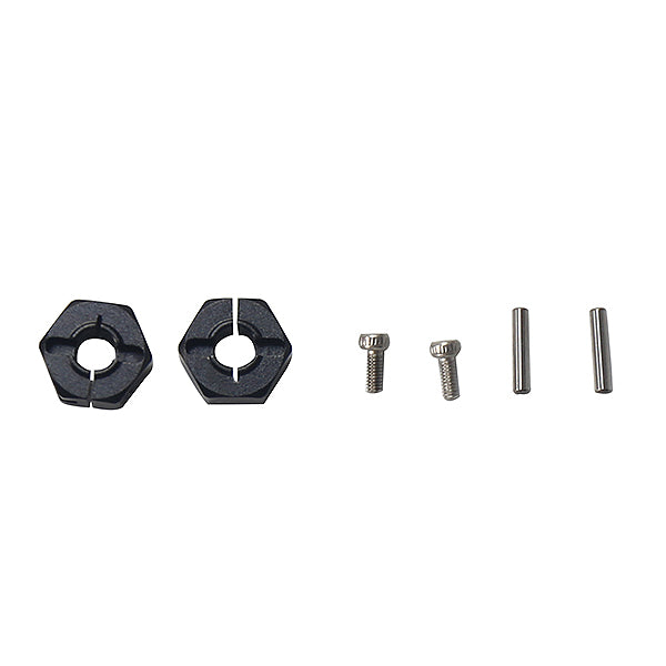 X-RIDER FLAMINGO 6MM HEX. HUB SET(METALBLACK)