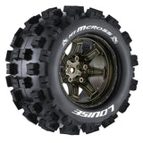 LOUISE RC MT-MCROSS 1/10 SOFT HEX 14MM BLACK CHROME ARRMA G