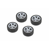 LOUISE RC 1/10 TYRES 5 SPOKE WHEEL-GRAY(26MM)
