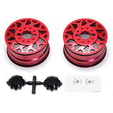 CEN RACING AMERICAN FORCE H01 CONTRA WHEEL (RED W/ BLK CAP)