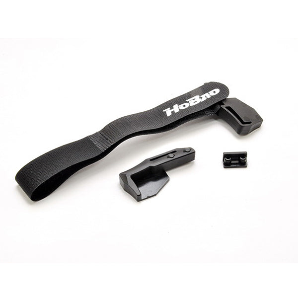 HOBAO EPX BATTERY HOLDER AND BLOCKER W/MAGIC STRIP