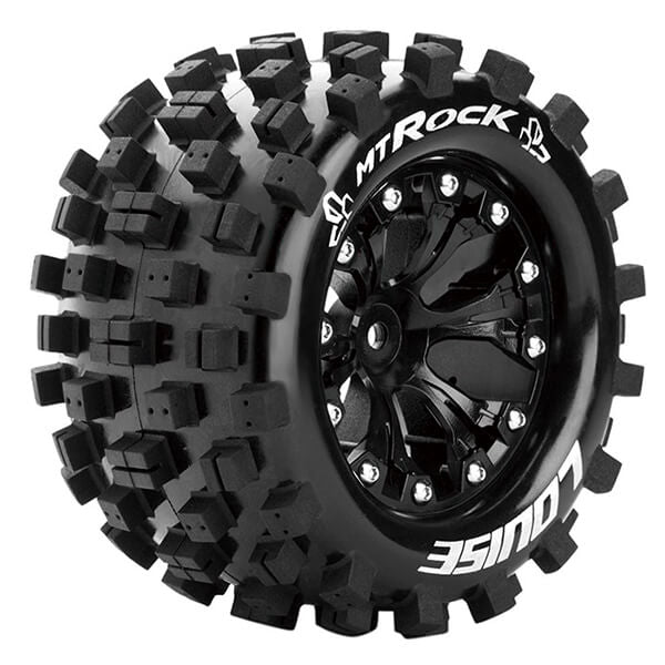 LOUISE RC MT-ROCK 1/10 SOFT BEARING BLACK GP JATO 2WD FR