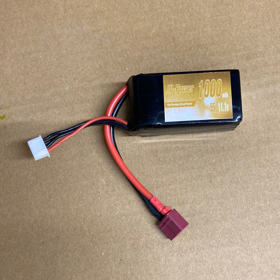 JD POWER 1000mAh 55c 11.1v