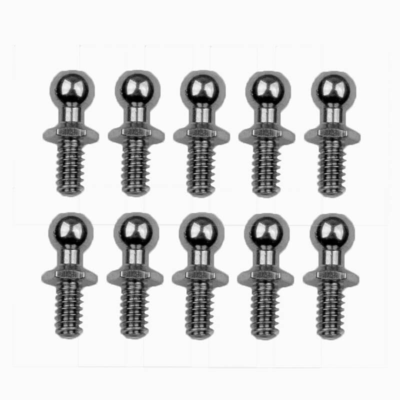 TEAM ASSOCIATED RC10 BALLSTUD SET .20 SILVER