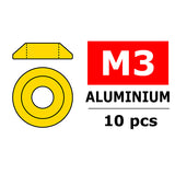 TEAM CORALLY ALUMINIUM WASHER FOR M3 BUTTON HEAD SCREWS O C-3211-30-0