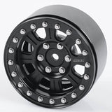 RC4WD RACELINE MONSTER 1.9 Inch BEADLOCK WHEELS (BLACK)