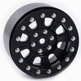 RC4WD RACELINE MONSTER 2.2 Inch BEADLOCK WHEELS (BLACK)