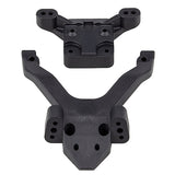 TEAM ASSOCIATED RC10B6.4 FT TOP PLATE AND BALLSTUD MOUNT CARBON