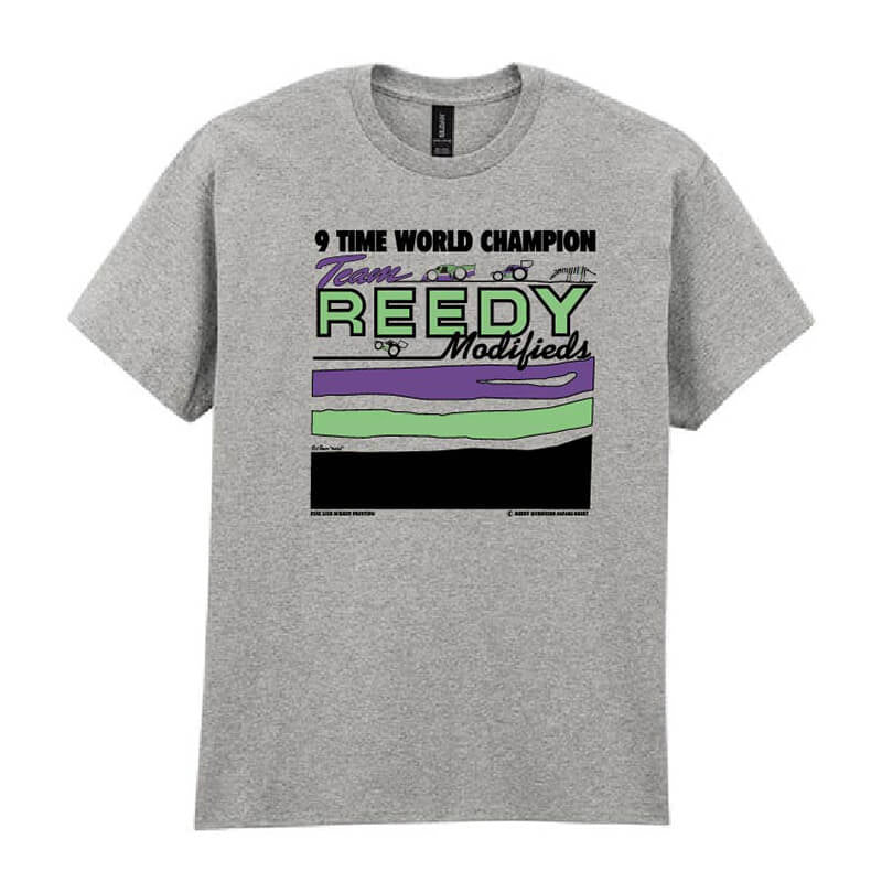 REEDY 1992 SAFARI T-SHIRT GREY- LARGE