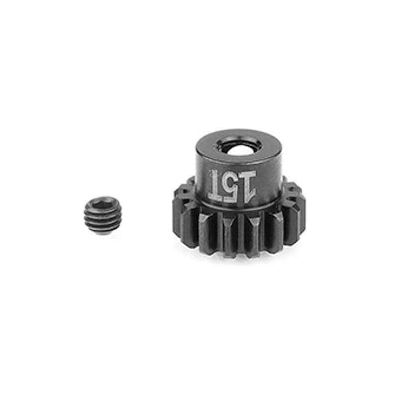 TEAM ASSOCIATED FT STEELPINION GEAR 15T MOD1 5MM SHAFT