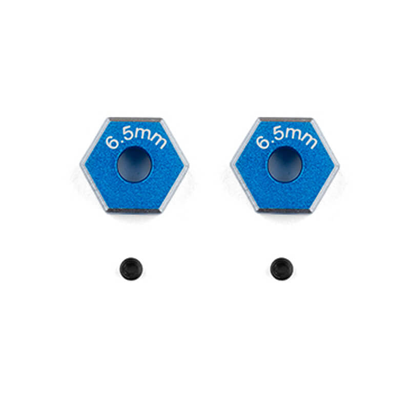 TEAM ASSOCIATED DC10 FTALUMINIUM WHEEL HEXES 6.5MM