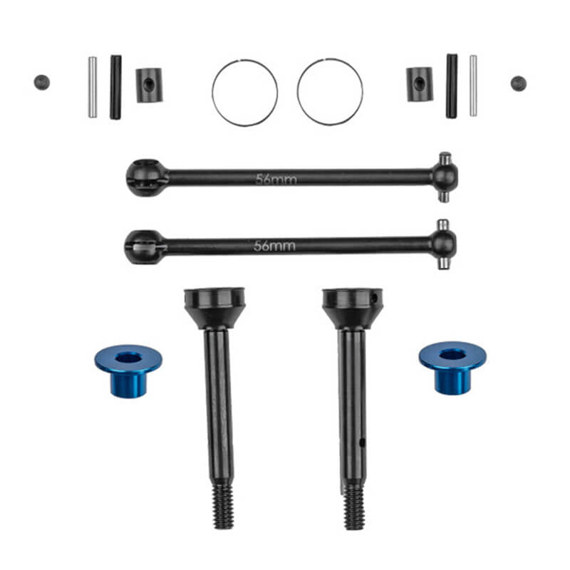 TEAM ASSOCIATED RC10GB REAR CVA SET 56MM