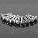 RC4WD BUTTON HEAD CAP SCREWS M2.5 X 10MM (10)