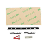 RC4WD METAL EMBLEM SET FOR TRAIL FINDER 2 KIT LWB W/1980 TOYOTA LAND CRUISER FJ55 LEXAN BODY SET