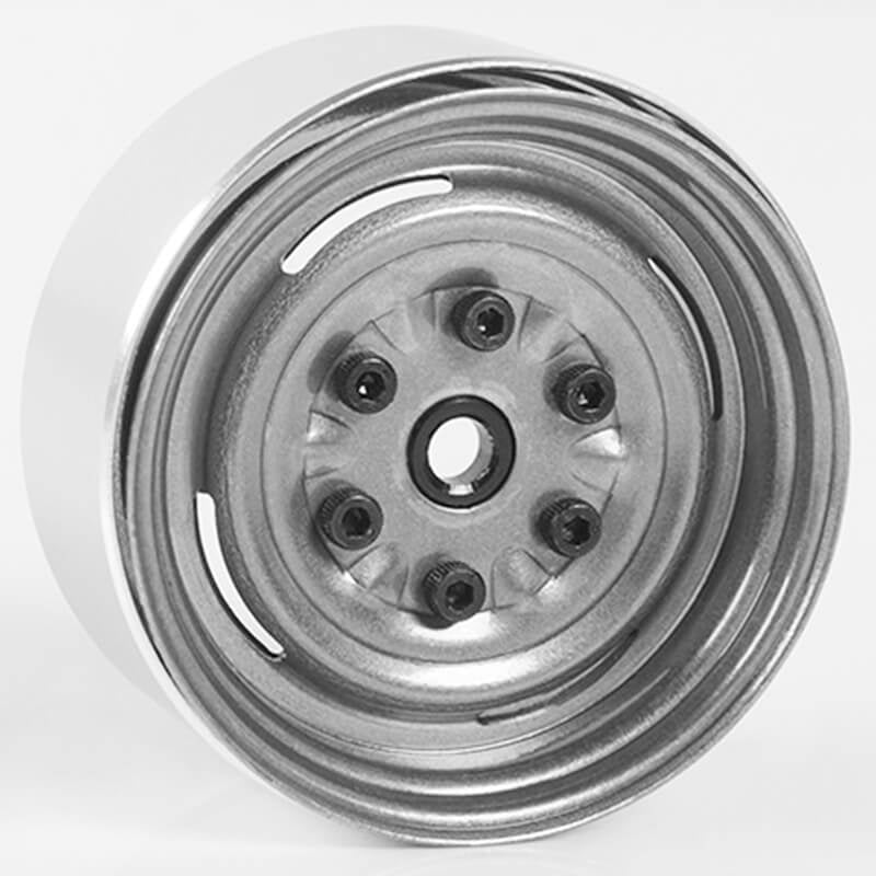 RC4WD VINTAGE YOTA 6 LUG STAMP ED STEEL 1.55 BEADLOCK WHEELS Z-W0289