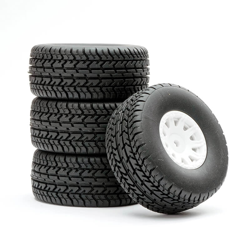 FASTRAX ARRMA MOJAVE WHEEL/TYRE 1/18 SET (4PC) FTAR071W