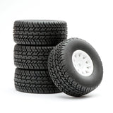FASTRAX ARRMA MOJAVE WHEEL/TYRE 1/18 SET (4PC) FTAR071W