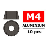 TEAM CORALLY ALUMINIUM WASHER FOR M4 SOCKET HEAD SCREWS O C-3214-40-3