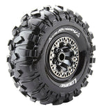 LOUISE RC CR-ROWDY 1/10 2.2 SUPER SOFT BLACK CHROME HEX 12MM