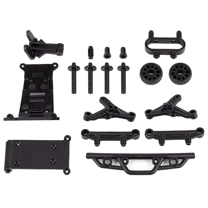 TEAM ASSOCIATED REFLEX 14MT BUMPER WHEELIE BAR BODY MOUNT SET